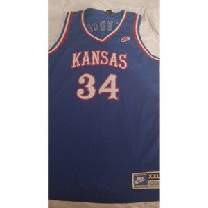 Vintage NCAA Kansas Jayhawks Paul Pierce #34 Jersey Nike Team Size 2XL